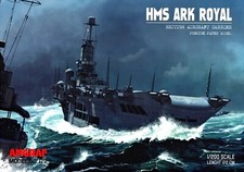 HMS Ark Royal Card Paper Cut