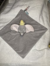 Dumbo Disney Baby Grey Green Comforter Blankie Primark Yellow Hat