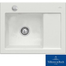 Villeroy & Boch Subway 45 1.0 Bowl White Ceramic Kitchen Sink RHD - NO WASTE