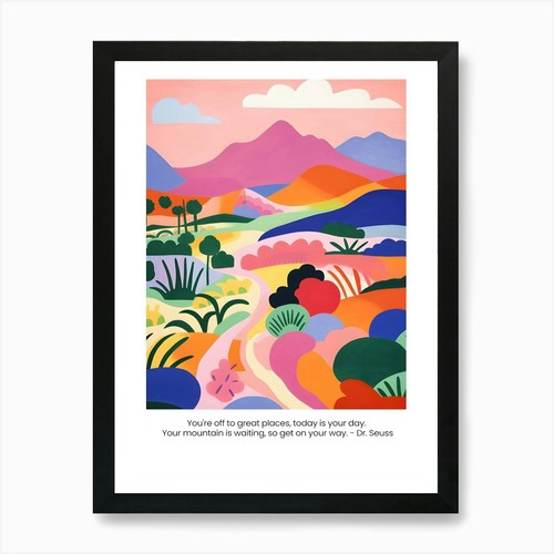 Boho landscape painting - boho,