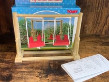 Sylvanian families calico Beautiful vintage boxed Tomy double swing immaculate ❤