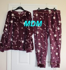 M&S Purple Star Fleece Crew