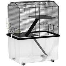 PawHut Three-Tier Gerbil Cage