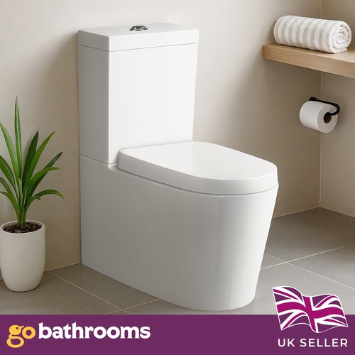 Modern close coupled toilet - coupled,