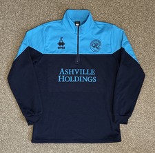 John Eustace Worn/Issued Queens Park Rangers 1/4 Zip Training Top, Large, VGC