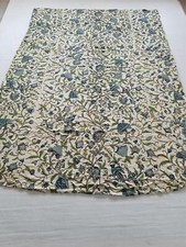 Vintage Kashmiri Crewelwork Hand Embroidered Bird of Paradise Coverlet 328x230cm