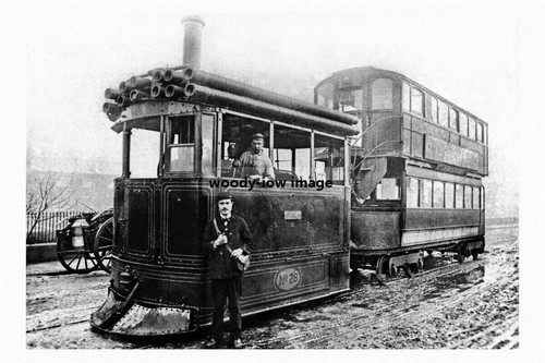 Pt3459 steam tram at - tram,