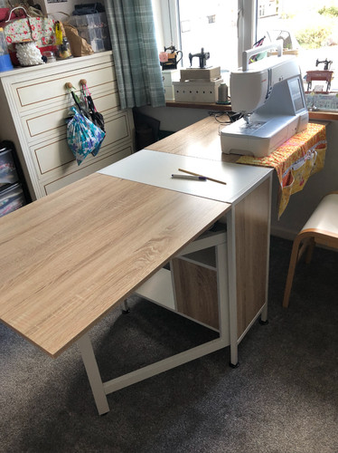 Drop leaf dining table large - leaf,