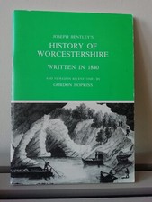 History of Worcestershire by Joseph Bentley (GOOD, 1985)