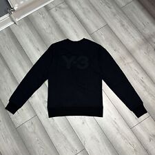 Y-3 Black Crewneck Sweatshirt - Men's Size S - Brand New