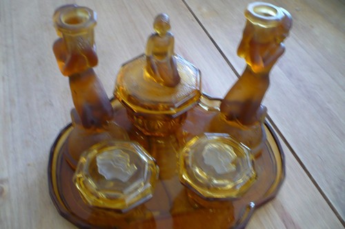 Vintage art deco - vintage, glass