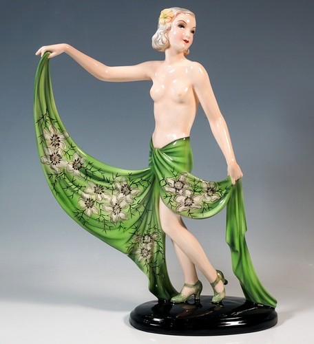 Goldscheider vienna art deco - art,