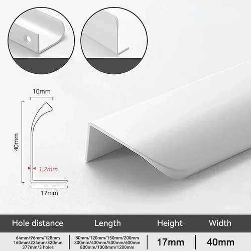 Hidden cabinet handles - hidden,