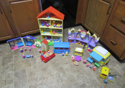 Peppa pig lot with - lot, 25