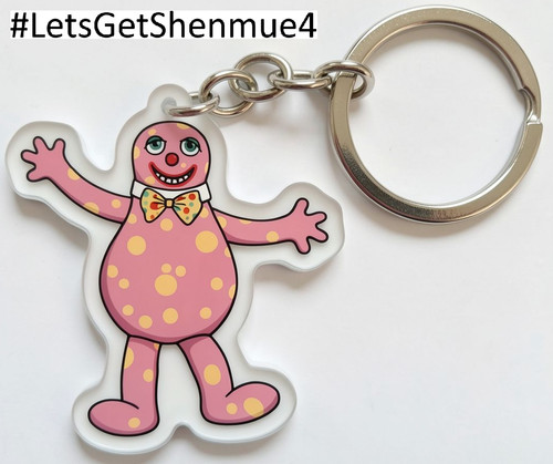 Blobby pink alien figure - alien,