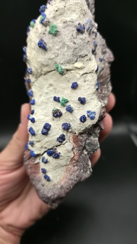 Blueberry azurite malachite - blueberry, w/