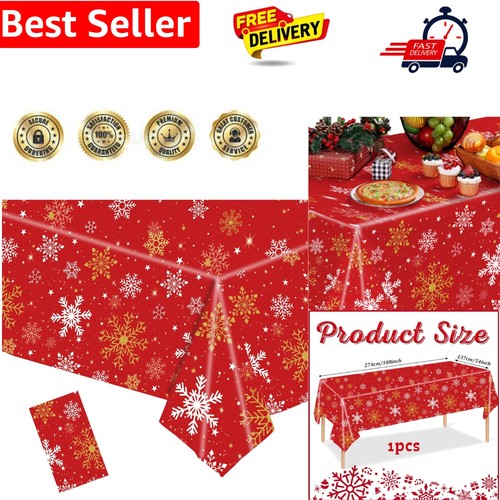 Christmas tablecloth 137x274cm - christmas, tablecloth,137x274cm