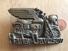 BBB Baron belt buckle 6220 Harley Davidson  1980 Solid brass Size ~90x60mm GC