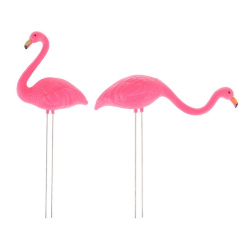 Flamingo garden stake yard - flamingo,