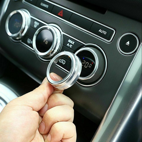 Silver air conditioning - conditioning, knob