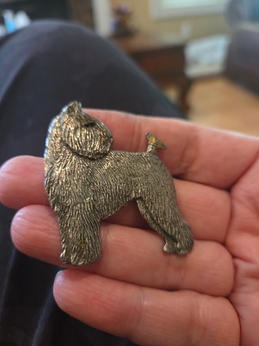 Bouvier dog pin - bouvier,
