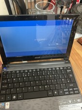 Acer Aspire One D260-A Laptop Netbook Ultra Thin 160GB HDD with case No Charger 