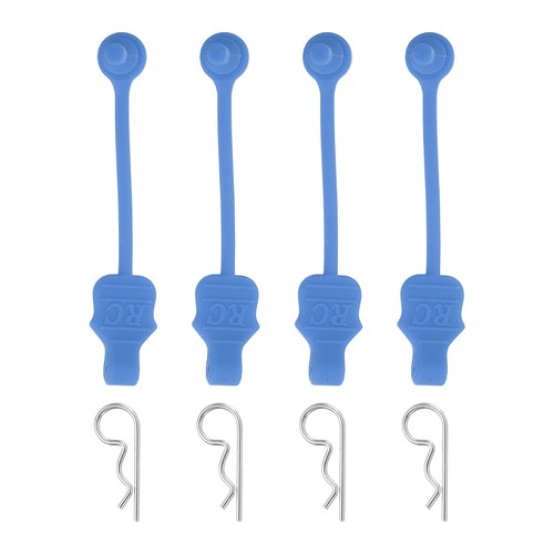 4pcs 4mm body clips with - 4pcs,