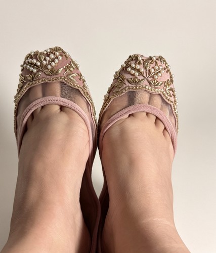 Brand new pink embroidered - brand,