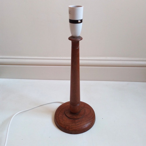 1960 turned oak - column, table