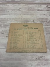 Vintage Qualcast E1 Lawn Mower