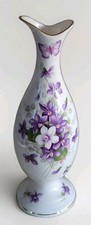 Aynsley Wild Violets Bone China Vase