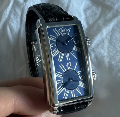 Vintage versace dual time - vintage, ref