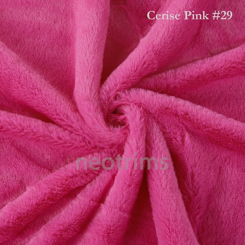 Faux fur fabric plain luxury - faux,