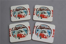 Set of 4 Volkswagen Camper van