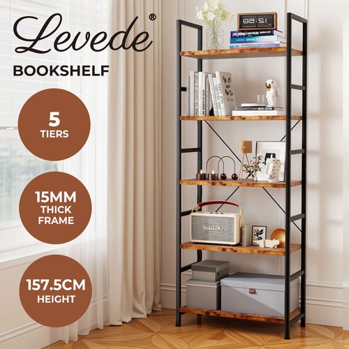 Levede ladder shelf bookcase - shelf, 5