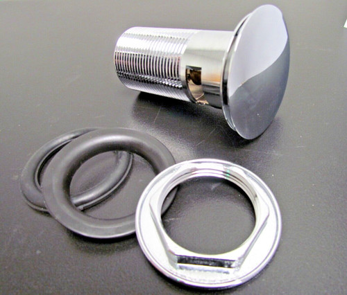 Chrome plated mushroom slotted - plated,