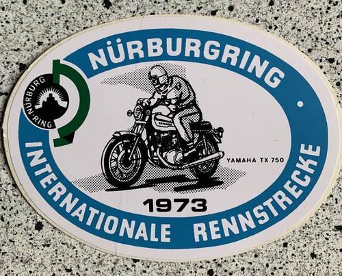 Nürburgring sticker 1973 - sticker,