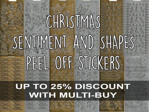 Christmas peel off stickers - christmas,