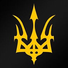Ukrainian Trident Тризуб Tribal Tattoo Ukraine Україна Vinyl Decal...