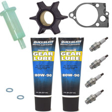 ANNUAL SERVICE KIT - 50HP MERCURY Blue Band 4 CYL Outboard Impeller Plugs Lube