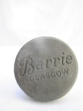 BARRIE GLASGOW GINGER BEER SODA POP VINTAGE OLD ANTIQUE BOTTLE STOPPER TOP