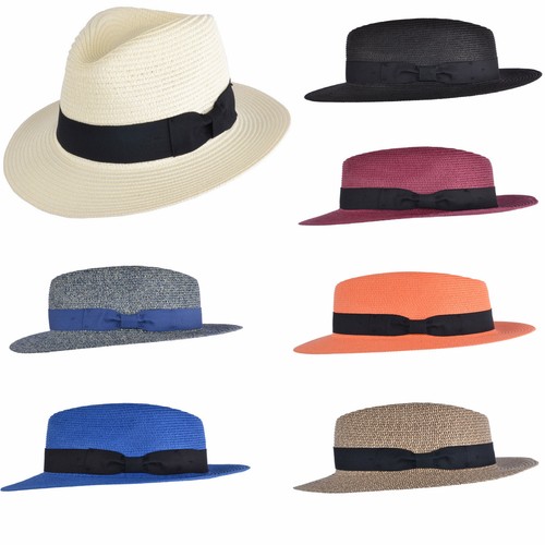 Straw summer panama - straw,