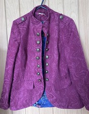 Joe Browns Dark Red Brocade