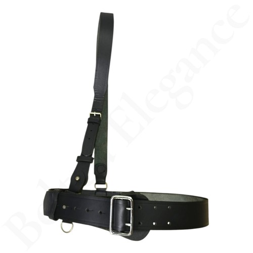 Sam browne belt brown black - belt,