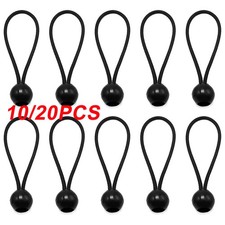 20x BALL BUNGEE ELASTIC TIE DOWN LOOP STRETCH SHOCK CORD TARPAULIN TENT AWNING