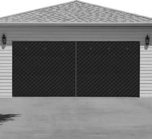 Winter garage door - screen,