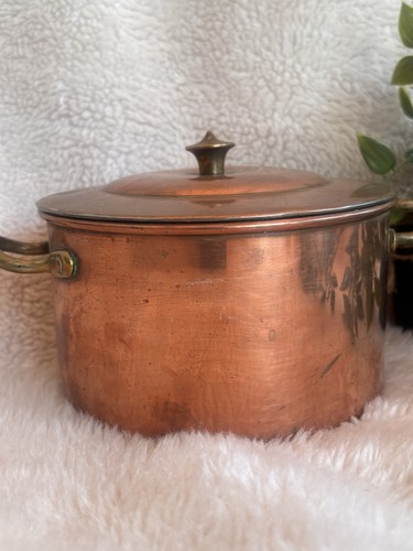 Vintage copper and brass - and,