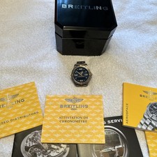 Breitling Chronometre Aerospace Gold Titanium Blue 40mm F75362