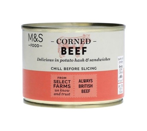 Marks spencer corned beef - &,