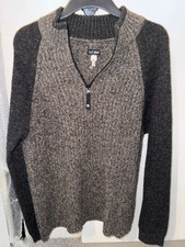 armani large jumper quarter zip